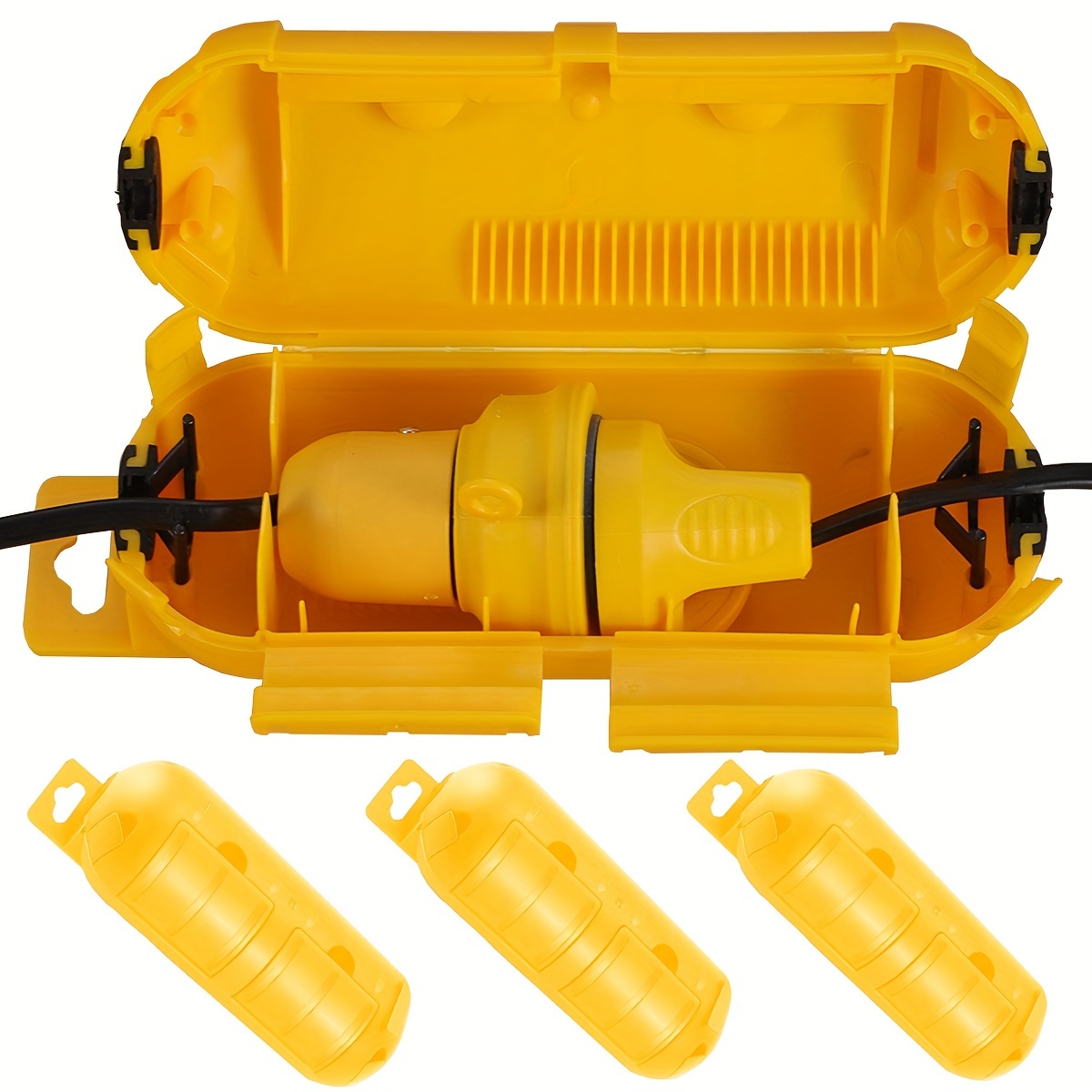 Cable Gland Waterproof - Capa de Segurança Amarela para Extensão