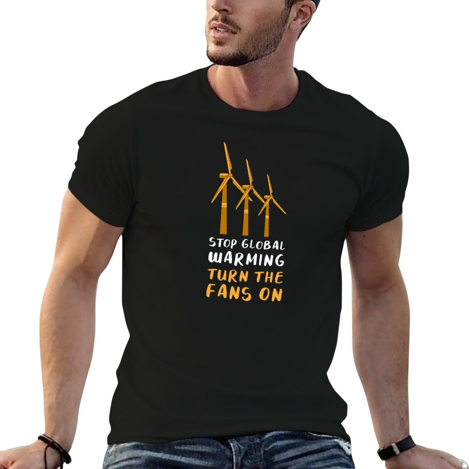 Renewable Energy In China - Camiseta de algodão com estampa de