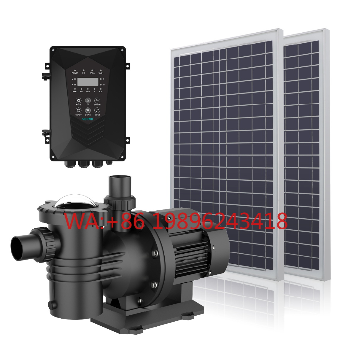 Solar Water Pump - Bomba de Piscina Solar VEICHI AC