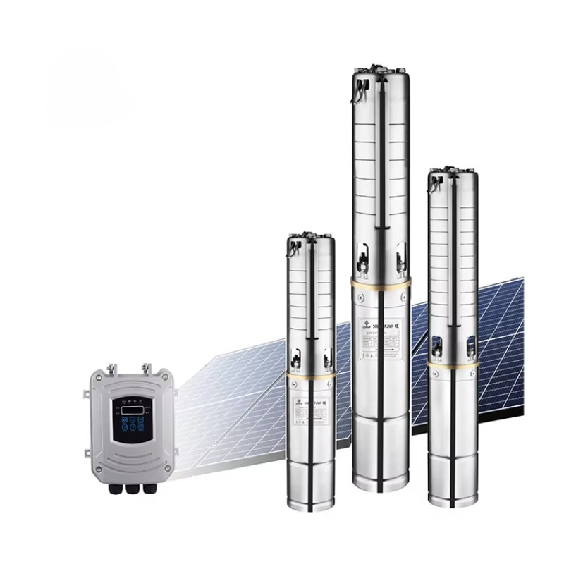 Solar Water Pump - Bomba Submersível Solar Vertical de Alta
