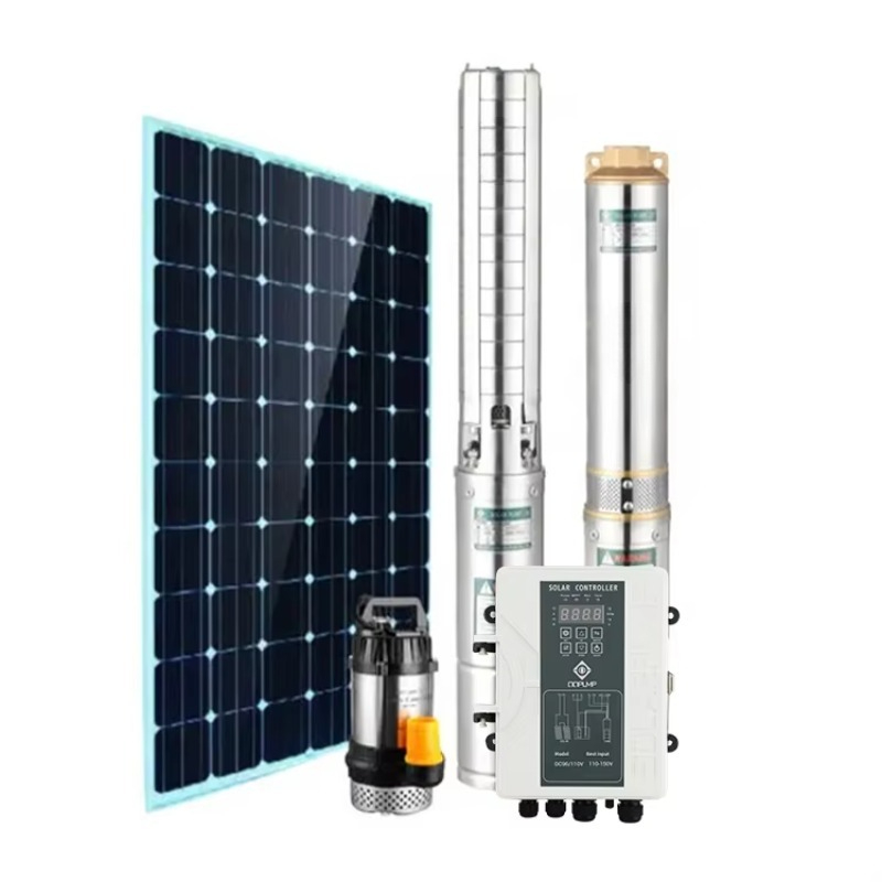 Solar Water Pump - Bomba Submersível Solar Q3SC3.8-180, Bomba de