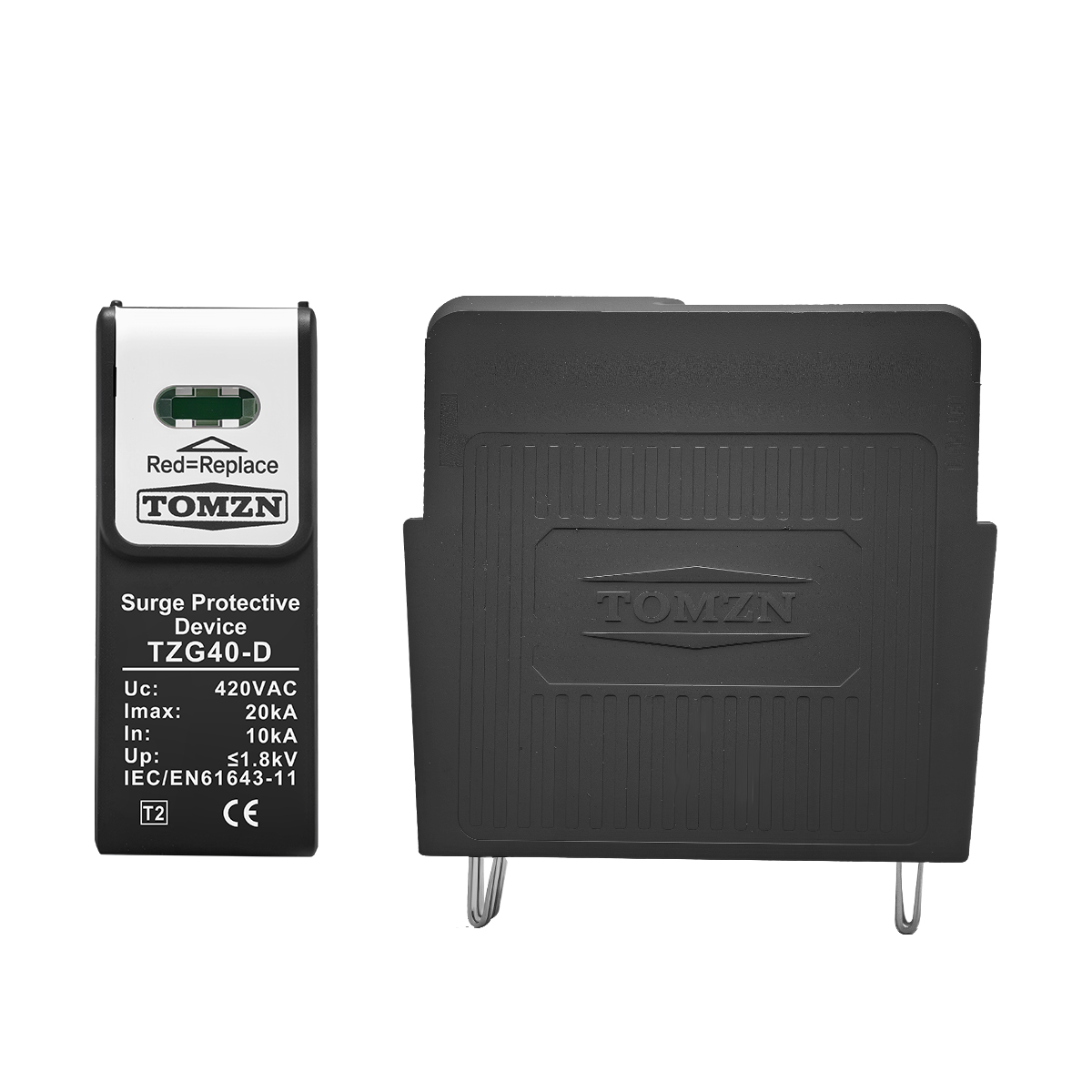 1PCS TZG40 Tubo de Descarga PV - Ac Surge Protector avaliação e preço