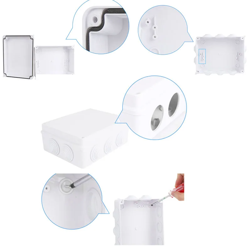 ABS Plástico Caixa De Controle - Cable Gland Waterproof avaliação e preço