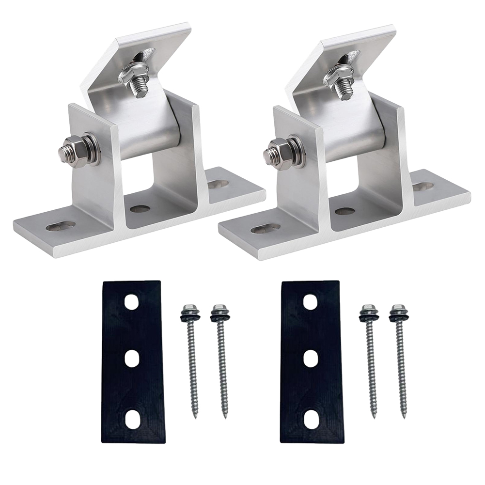 2 Peças Suportes de Alumínio p - Solar Panel Tilt Mount avaliação e preço