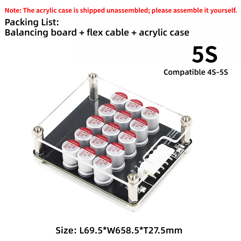 1 unidade 5A 4S Equalizador At - Lifepo4 Battery Pack avaliação e preço