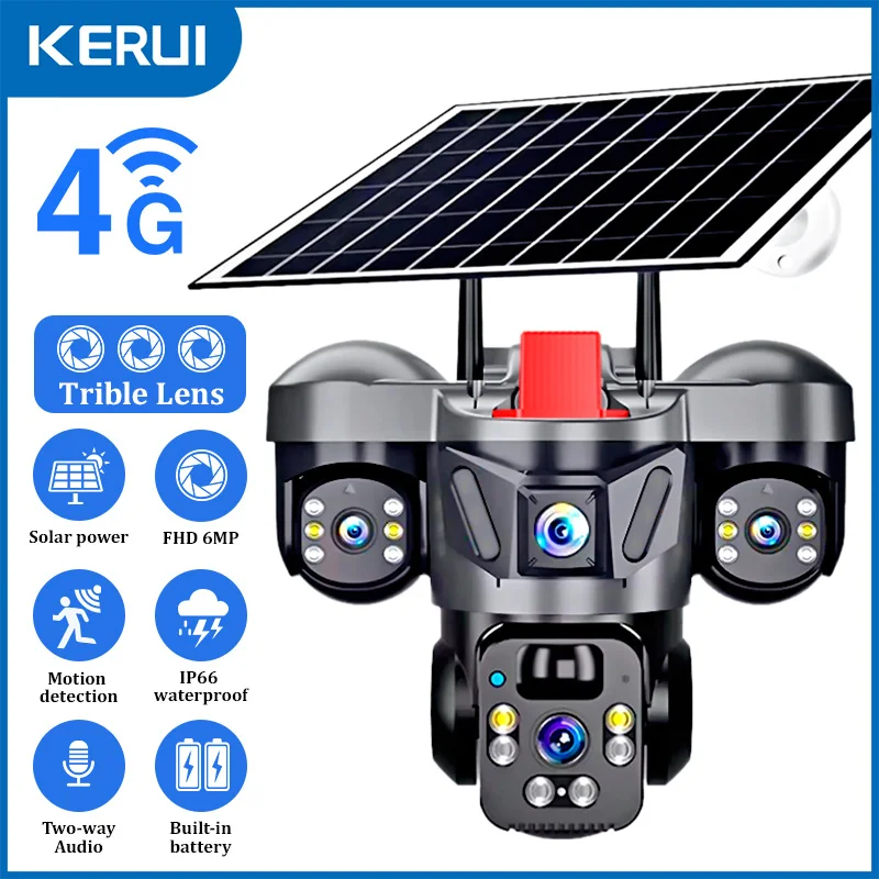 Kerui v380 pro ao ar livre ptz - Solar Panel Tilt Mount avaliação e preço