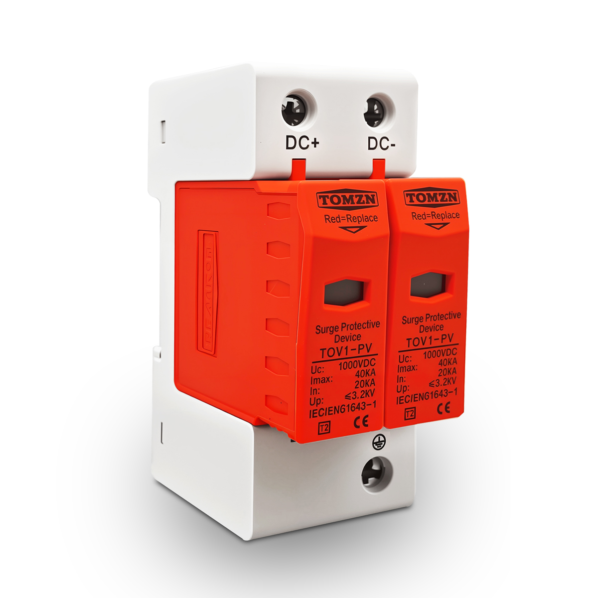 TOMZN DC SPD 1000V 20KA ~ 40KA - Ac Surge Protector avaliação e preço